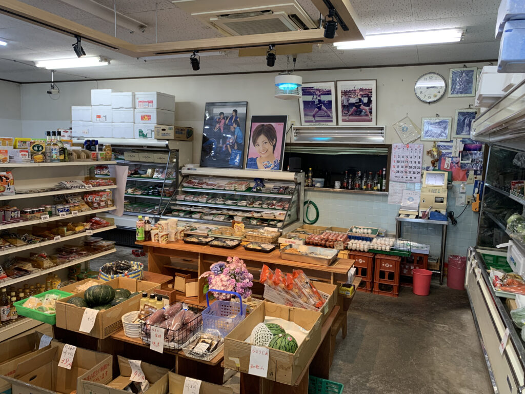 商店の店内の様子